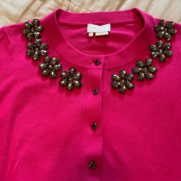 Kate Spade beaded cardigan XS EUC - Picture 2 of 5